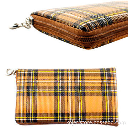 Leather Slider Bag for iPhone, with Quality Zipper Slider and Lanyard, Comes in Black